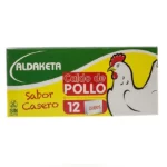 Caldo de Pollo Aldaketa 10 g (Estuche de 12 Pastillas) (Caja de 288 Pastillas)