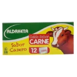 Caldo Sabor Carne Aldaketa 10 g (Estuche de 12 Pastillas) (Caja de 288 Pastillas)