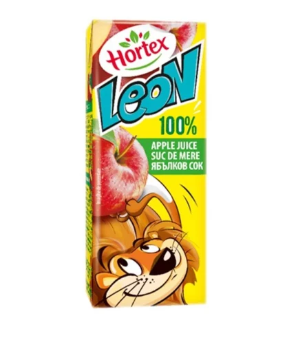 Jugo 100% Manzana tetra 200 ml Hortex (Caja de 27 unidades)