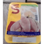 Pechuga de Pollo S/Hueso S/Piel Congelada en Bandejas de 1 Kg Sadia (Caja de 12 Kg)